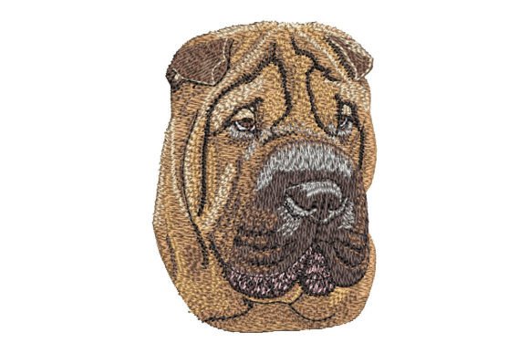 Chinese Shar-Pei Embroidery