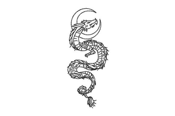 Dragon with Moon: Seasonal Embroidery Review